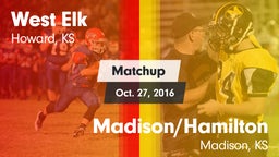 Matchup: West Elk vs. Madison/Hamilton  2016