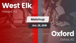 Matchup: West Elk vs. Oxford  2018