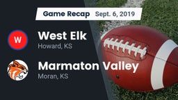 Recap: West Elk  vs. Marmaton Valley  2019