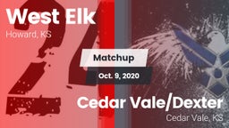 Matchup: West Elk vs. Cedar Vale/Dexter  2020