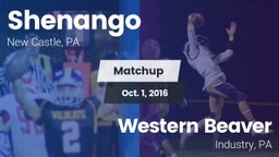 Matchup: Shenango vs. Western Beaver  2016
