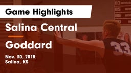 Salina Central  vs Goddard  Game Highlights - Nov. 30, 2018