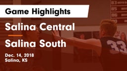 Salina Central  vs Salina South  Game Highlights - Dec. 14, 2018