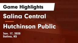 Salina Central  vs Hutchinson Public  Game Highlights - Jan. 17, 2020