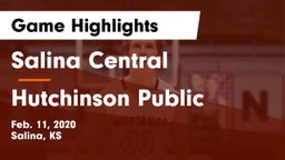 Salina Central  vs Hutchinson Public  Game Highlights - Feb. 11, 2020