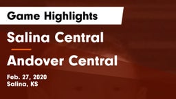 Salina Central  vs Andover Central  Game Highlights - Feb. 27, 2020