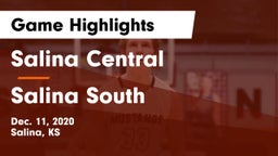 Salina Central  vs Salina South  Game Highlights - Dec. 11, 2020