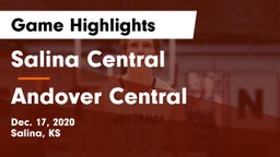 Salina Central  vs Andover Central  Game Highlights - Dec. 17, 2020