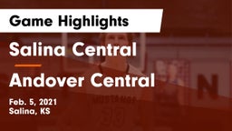 Salina Central  vs Andover Central  Game Highlights - Feb. 5, 2021