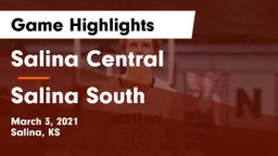 Salina Central  vs Salina South  Game Highlights - March 3, 2021