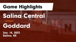 Salina Central  vs Goddard  Game Highlights - Jan. 14, 2022