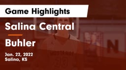 Salina Central  vs Buhler  Game Highlights - Jan. 22, 2022