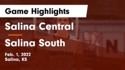 Salina Central  vs Salina South  Game Highlights - Feb. 1, 2022