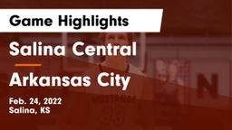 Salina Central  vs Arkansas City  Game Highlights - Feb. 24, 2022