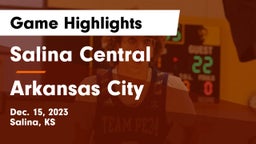 Salina Central  vs Arkansas City  Game Highlights - Dec. 15, 2023