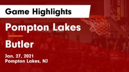 Pompton Lakes  vs Butler  Game Highlights - Jan. 27, 2021