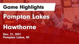 Pompton Lakes  vs Hawthorne  Game Highlights - Dec. 21, 2021