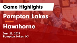Pompton Lakes  vs Hawthorne  Game Highlights - Jan. 25, 2022