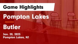 Pompton Lakes  vs Butler  Game Highlights - Jan. 20, 2023
