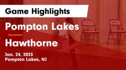 Pompton Lakes  vs Hawthorne  Game Highlights - Jan. 24, 2023