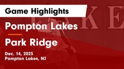 Pompton Lakes  vs Park Ridge  Game Highlights - Dec. 14, 2023
