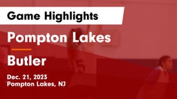 Pompton Lakes  vs Butler  Game Highlights - Dec. 21, 2023