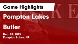 Pompton Lakes  vs Butler  Game Highlights - Dec. 28, 2023