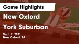 New Oxford  vs York Suburban  Game Highlights - Sept. 7, 2021