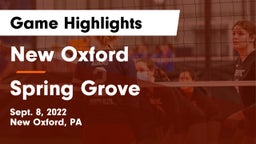 New Oxford  vs Spring Grove  Game Highlights - Sept. 8, 2022
