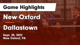 New Oxford  vs Dallastown  Game Highlights - Sept. 20, 2022