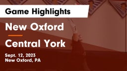 New Oxford  vs Central York  Game Highlights - Sept. 12, 2023