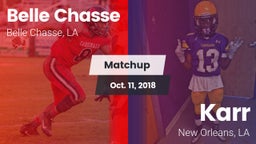 Matchup: Belle Chasse vs. Karr  2018