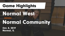 Normal West  vs Normal Community  Game Highlights - Oct. 8, 2019