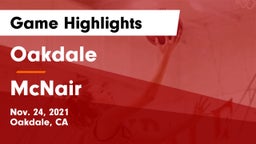 Oakdale  vs McNair  Game Highlights - Nov. 24, 2021