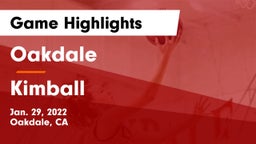 Oakdale  vs Kimball Game Highlights - Jan. 29, 2022