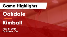 Oakdale  vs Kimball  Game Highlights - Jan. 9, 2024