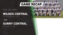 Recap: Wilkes Central  vs. Surry Central  2016