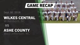 Recap: Wilkes Central  vs. Ashe County  2016