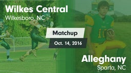 Matchup: Wilkes Central vs. Alleghany  2016