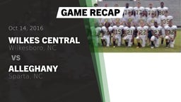 Recap: Wilkes Central  vs. Alleghany  2016