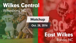 Matchup: Wilkes Central vs. East Wilkes  2016