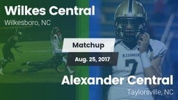 Matchup: Wilkes Central vs. Alexander Central  2017