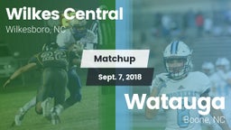 Matchup: Wilkes Central vs. Watauga  2018