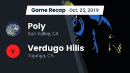 Recap: Poly  vs. Verdugo Hills  2019