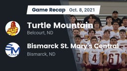 Recap: Turtle Mountain  vs. Bismarck St. Mary's Central  2021