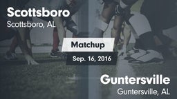 Matchup: Scottsboro vs. Guntersville  2016