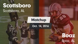 Matchup: Scottsboro vs. Boaz  2016