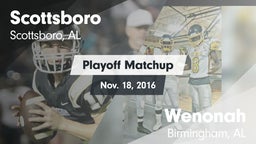 Matchup: Scottsboro vs. Wenonah  2016