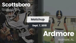 Matchup: Scottsboro vs. Ardmore  2018