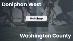 Matchup: Doniphan West vs. Washington County  2016